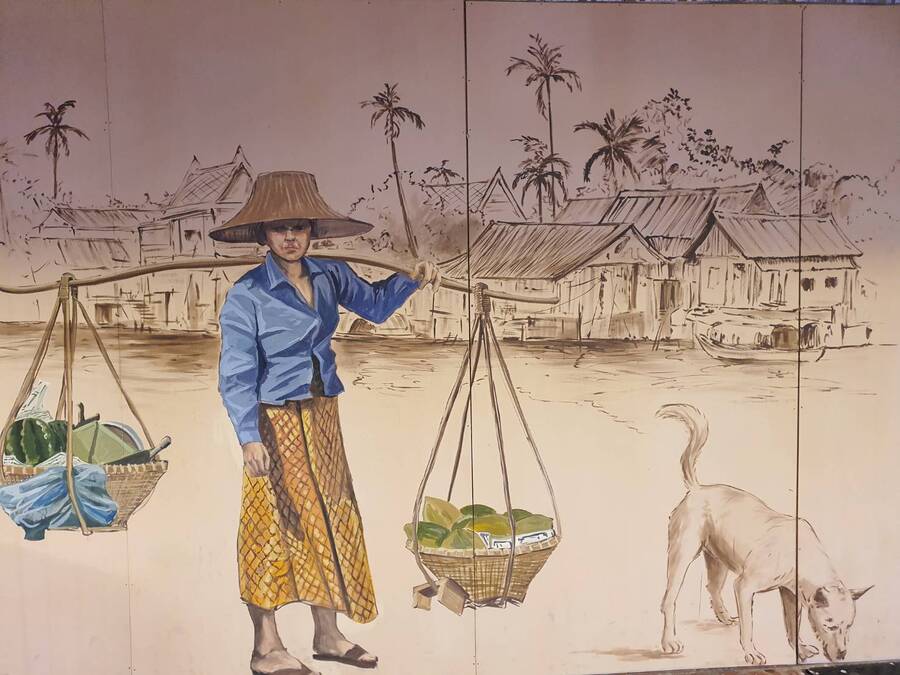 street art ริมคลอง