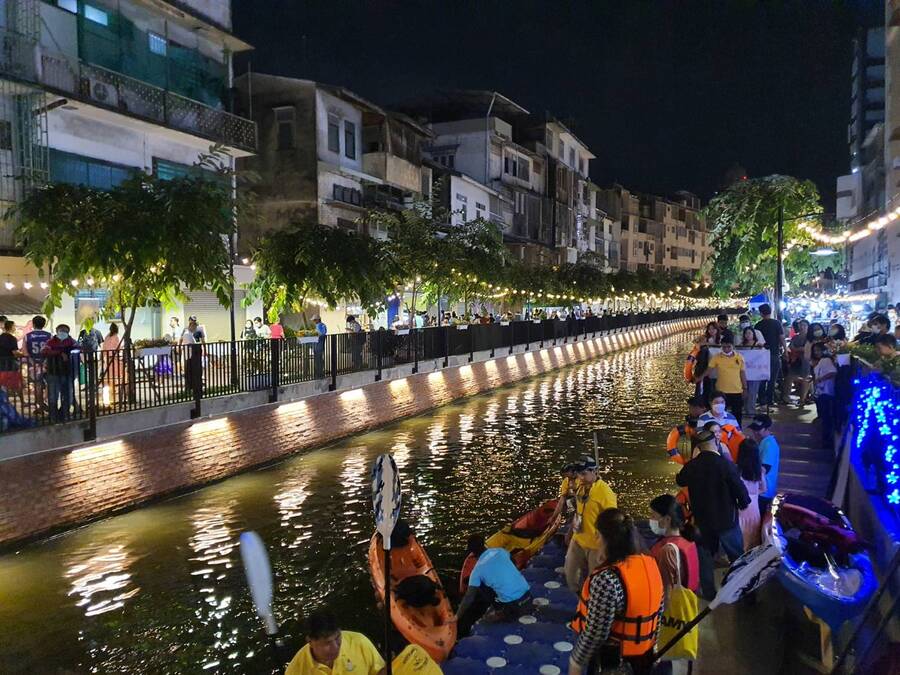 พายเรือ คายัค กรุงเทพ คลองโอ่งอ่าง