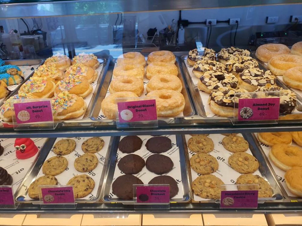 อาหารวีแกน โดนัท Plant-based ร้าน alt.eatery