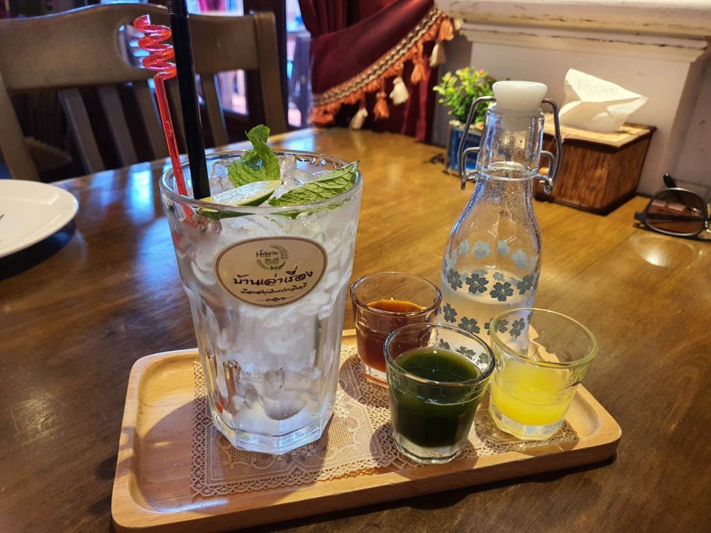รีวิว เมนูเครื่องดื่ม กัญชา บ้านเล่าเรื่อง ปราจีนบุรี