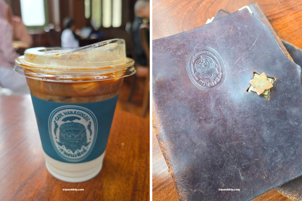 กาแฟ นรสิงห์ เมนู